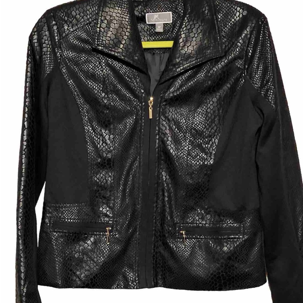 JM collection faux leather jacket 4P